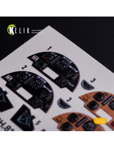 DH.81A Tiger Moth - Interior 3D Decal for ICM kit 