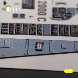 Mirage 2000C - interior 3D decals for Kitty Hawk/Zimi models kit 
