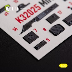 Mirage 2000D/N - interior 3D decals for Kitty Hawk/Zimi models kit 