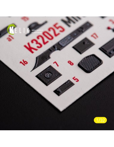 Mirage 2000D/N - interior 3D decals for Kitty Hawk/Zimi models kit 