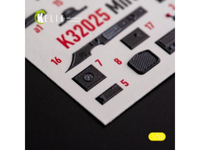 Mirage 2000D/N - interior 3D decals for Kitty Hawk/Zimi models kit 