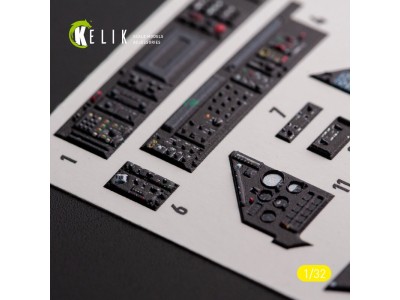 Mirage 2000D/N - interior 3D decals for Kitty Hawk/Zimi models kit 