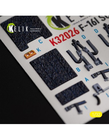 F-16I Sufa - interior 3D decals for Academy kit 