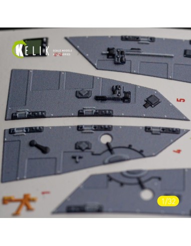 F-16I Sufa - interior 3D decals for Academy kit 