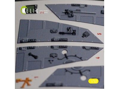 F-16I Sufa - interior 3D decals for Academy kit 