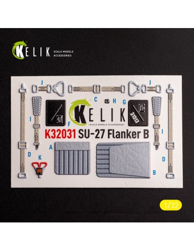 SU-27 - interior 3D decals for Trumpeter kit 