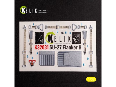 SU-27 - interior 3D decals for Trumpeter kit 