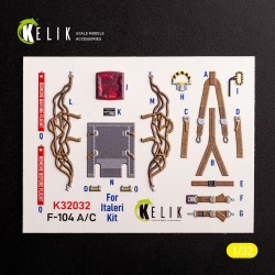 F-104 A/C - interior 3D decals for Italeri kit  2