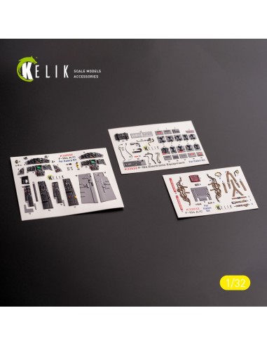 F-104 A/C - interior 3D decals for Italeri kit 