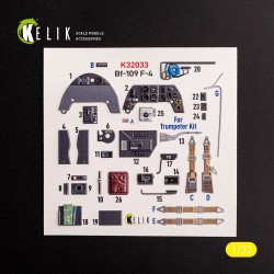 BF-109 F-4 - interior 3D decals for Trumpeter kit  2