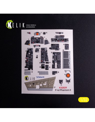 F-4J - interior 3D decals for Tamiya kit 