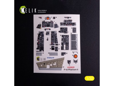 F-4J - interior 3D decals for Tamiya kit 