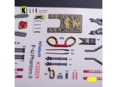 F-4J - interior 3D decals for Tamiya kit 