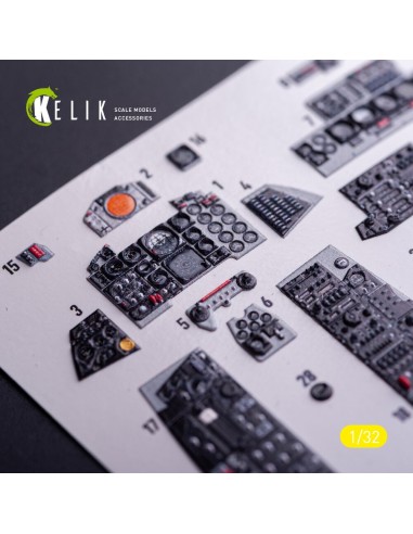F-4J - interior 3D decals for Tamiya kit 