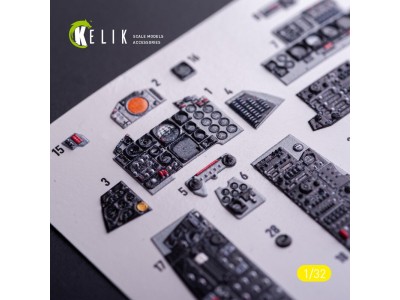 F-4J - interior 3D decals for Tamiya kit 