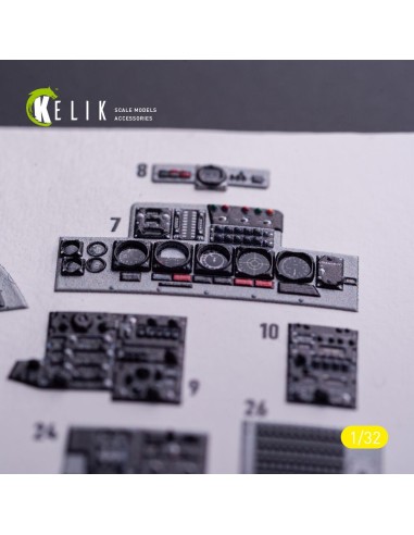 F-4J - interior 3D decals for Tamiya kit 
