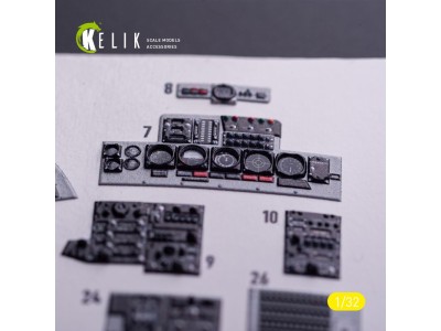 F-4J - interior 3D decals for Tamiya kit 