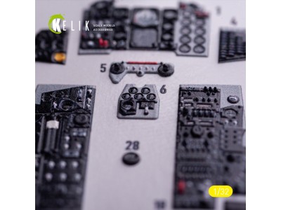 F-4J - interior 3D decals for Tamiya kit 