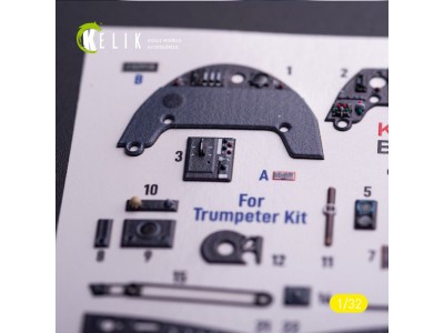 BF-109 G-6 - interior 3D decals for Trumpeter kit 