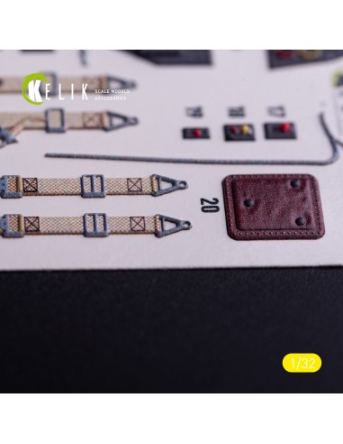 BF-109 G-6 - interior 3D decals for Trumpeter kit 
