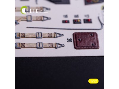 BF-109 G-6 - interior 3D decals for Trumpeter kit 