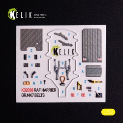 GR.MK7 Harrier - interior 3D decals for Trumpeter kit 