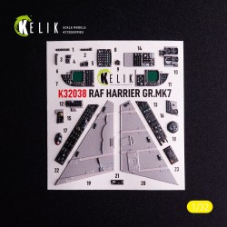 GR.MK7 Harrier - interior 3D decals for Trumpeter kit  2