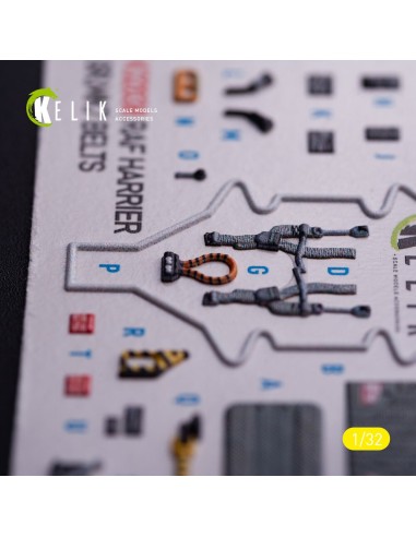 GR.MK7 Harrier - interior 3D decals for Trumpeter kit 