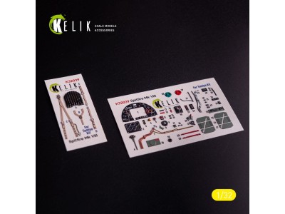 Spitfire Mk VIII - interior 3D decals for Tamiya kit 