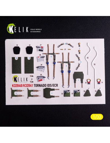 Tornado IDS - interior 3D decals for Italeri kit 
