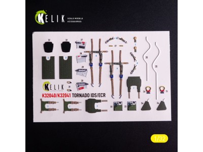 Tornado IDS - interior 3D decals for Italeri kit 