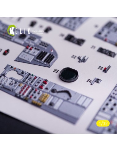 Tornado IDS - interior 3D decals for Italeri kit 