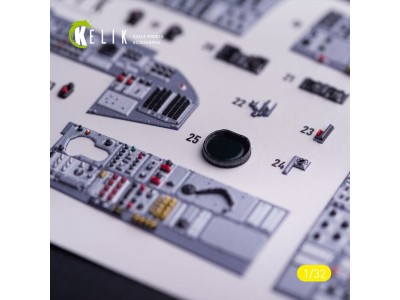 Tornado IDS - interior 3D decals for Italeri kit 
