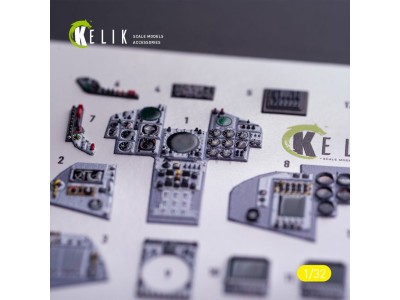 Tornado IDS - interior 3D decals for Italeri kit 