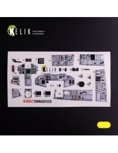 Tornado ECR - interior 3D decals for Italeri kit 