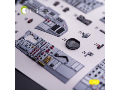 Tornado ECR - interior 3D decals for Italeri kit 