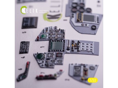Tornado ECR - interior 3D decals for Italeri kit 
