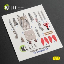 MiG-21 F-13 - interior 3D decals for Trumpeter kit 