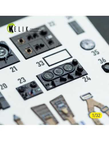 Bf-110D - interior 3D decals for Dragon/Hobby 2000 kit 