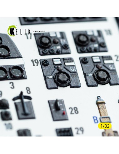 Bf-110D - interior 3D decals for Dragon/Hobby 2000 kit 