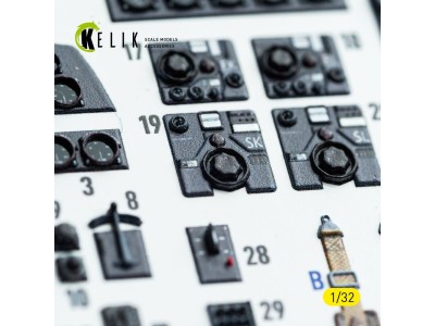 Bf-110D - interior 3D decals for Dragon/Hobby 2000 kit 