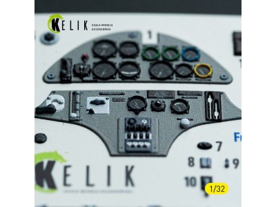 Hs-123A-1 - interior 3D decals for ICM kit 
