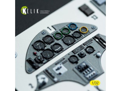 Hs-123A-1 - interior 3D decals for ICM kit 