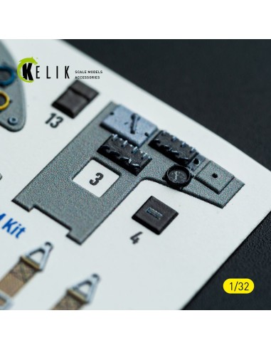 Hs-123A-1 - interior 3D decals for ICM kit 