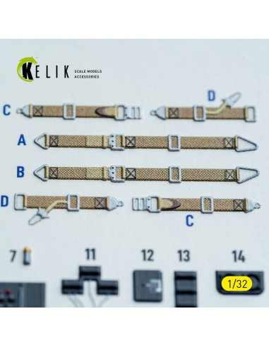 Ju-87G - interior 3D decals for Hasegawa kit 