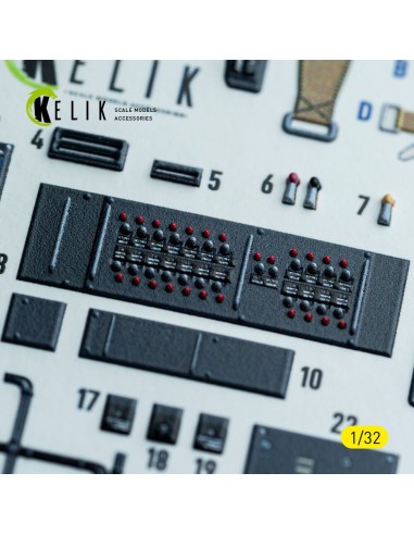 Ju-87G - interior 3D decals for Hasegawa kit 