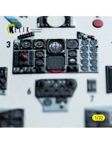 F-4C - interior 3D decals for Tamiya kit 