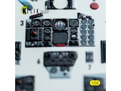 F-4C - interior 3D decals for Tamiya kit 