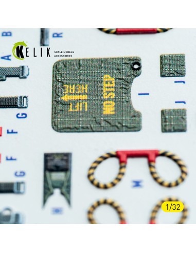 F-4C - interior 3D decals for Tamiya kit 