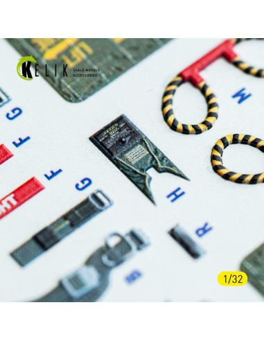 F-4C - interior 3D decals for Tamiya kit 